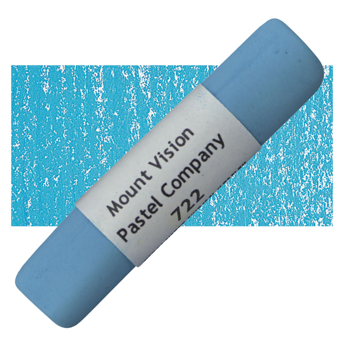 Mount Vision Handmade Pastel - Southwest Blue 722 pastel and swatch
