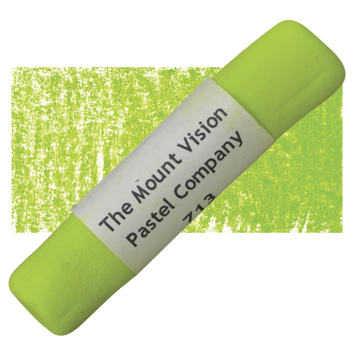 Mount Vision Handmade Pastel - Tropical Green 713 pastel and swatch