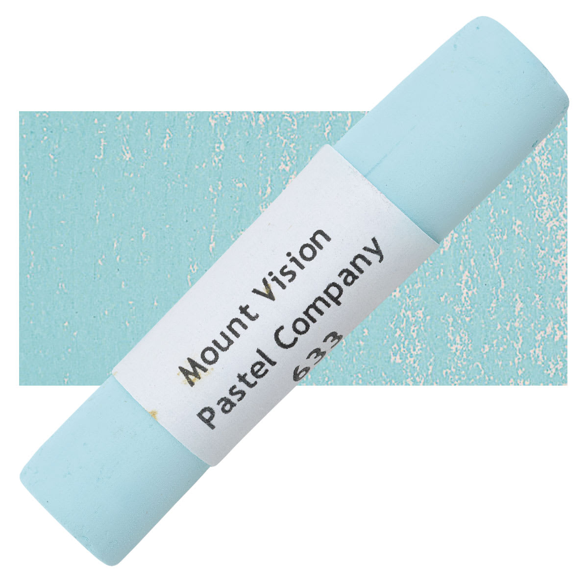 Mount Vision Handmade Pastel - Turquoise Green 633 pastel and swatch