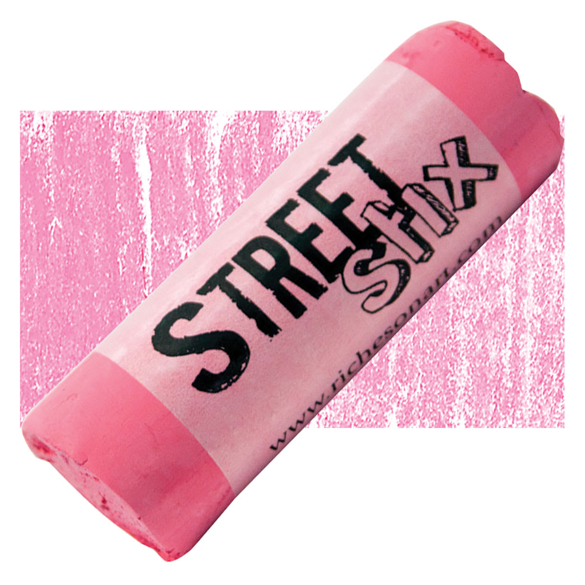 Richeson Street Stix Pavement Pastel - Red 134 pastel and swatch