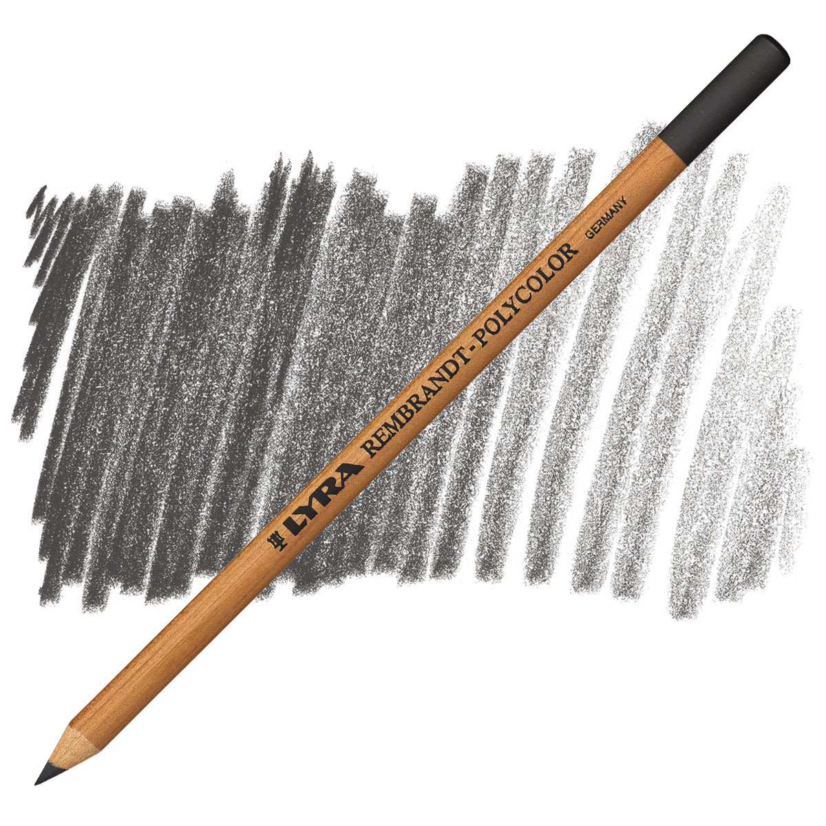 Lyra Rembrandt Polycolor Premium Oil-Based Colored Pencil - Cold Grey Deep pencil and swatch