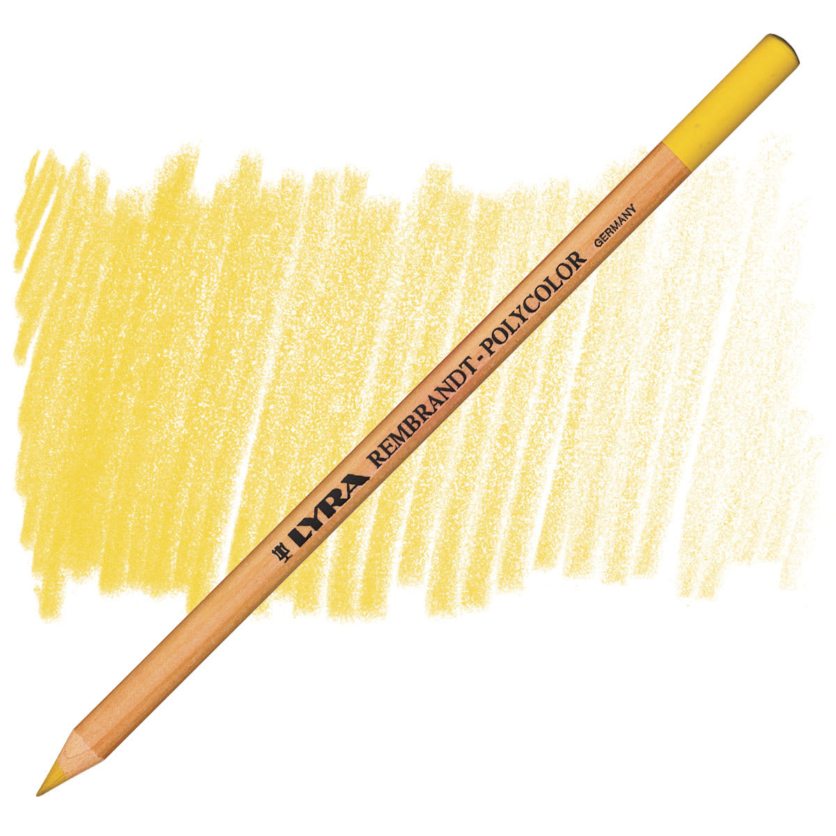 Lyra Rembrandt Polycolor Premium Oil-Based Colored Pencil - Raw Sienna pencil and swatch