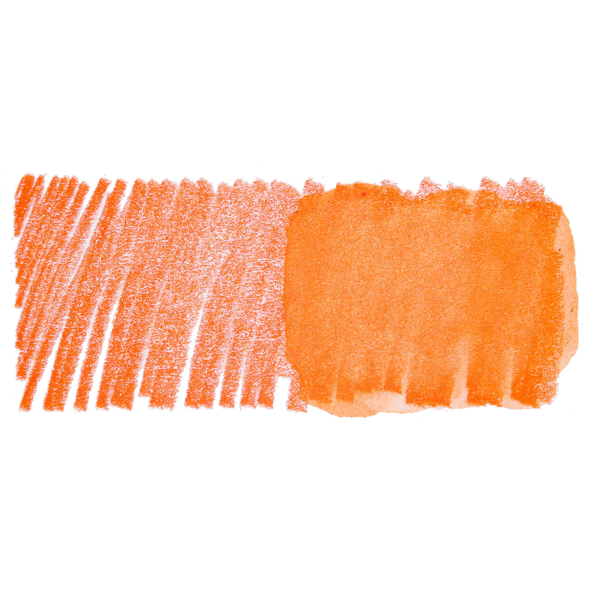 Derwent Inktense Pencil - Orange Sorbet, swatch only