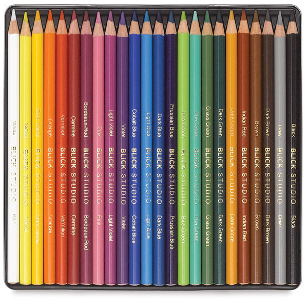 Blick Studio Artists' Colored Pencil Set - Set of 24, Assorted Colors