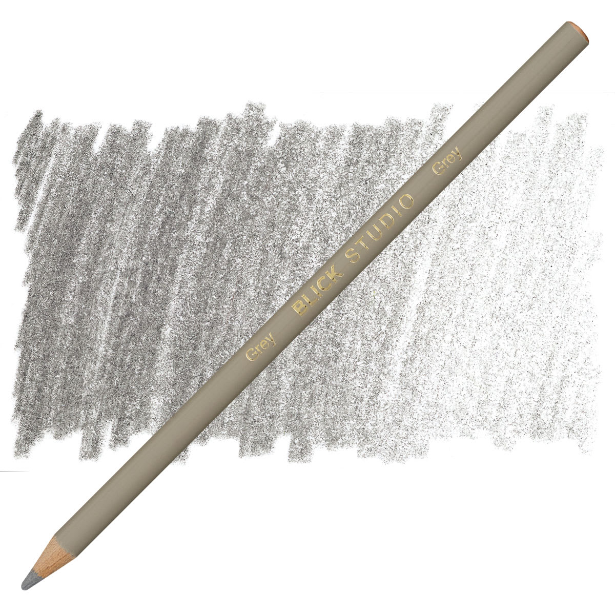 Blick Studio Artists' Colored Pencil - Grey pencil and swatch