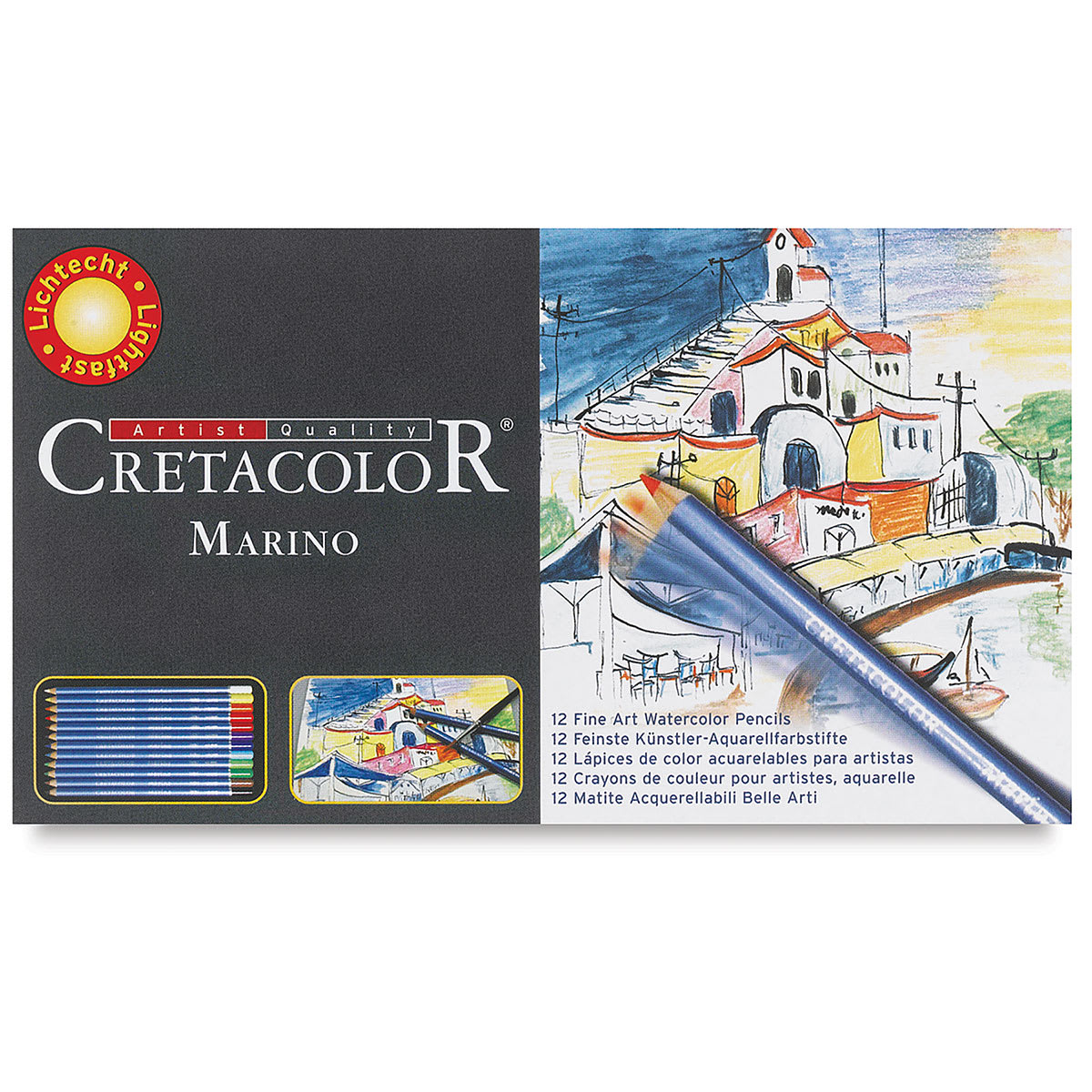 Watercolor Pencils, Set of 12 Colors Watercolor Pencils, Set of 12 Colors