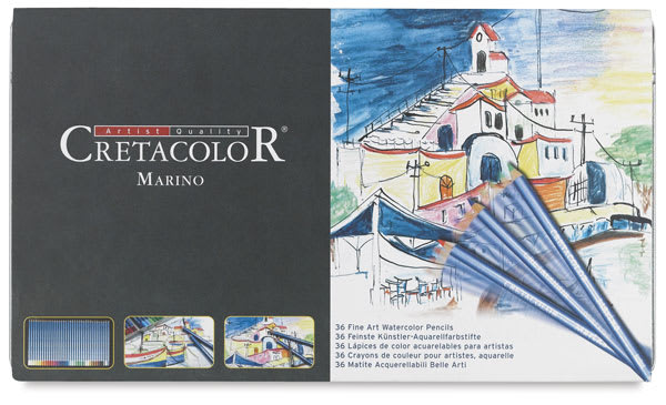 Watercolor Pencils, Set of 36 Colors