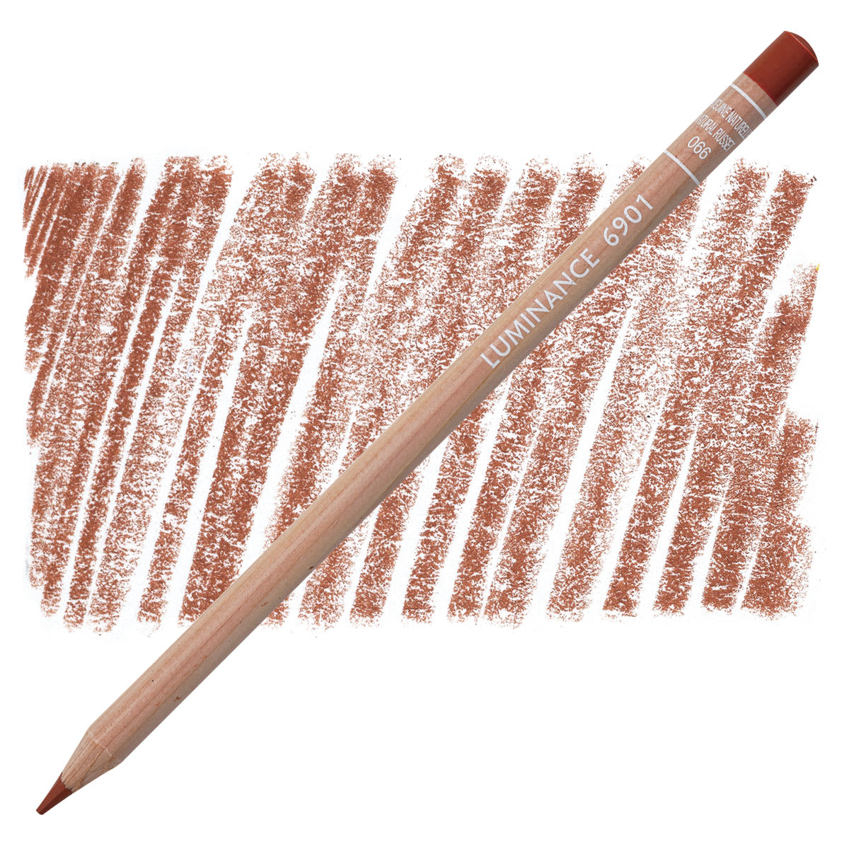 Caran d'Ache Luminance Colored Pencil - Natural Russet pencil and swatch