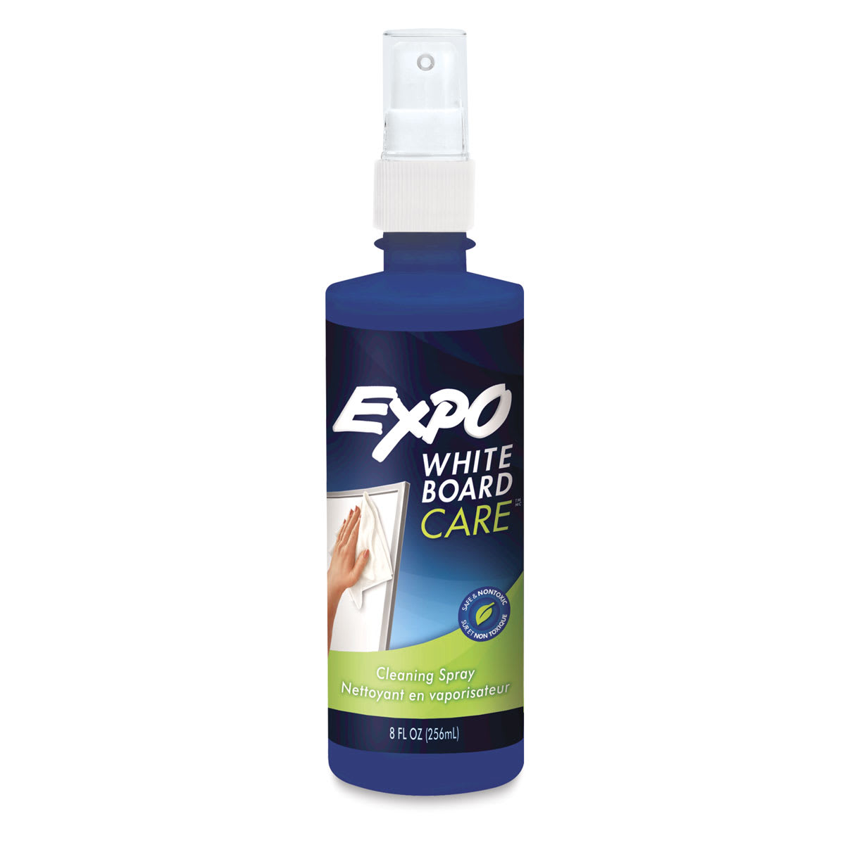 Expo Whiteboard Cleaner - Front of 8 oz spray bottle