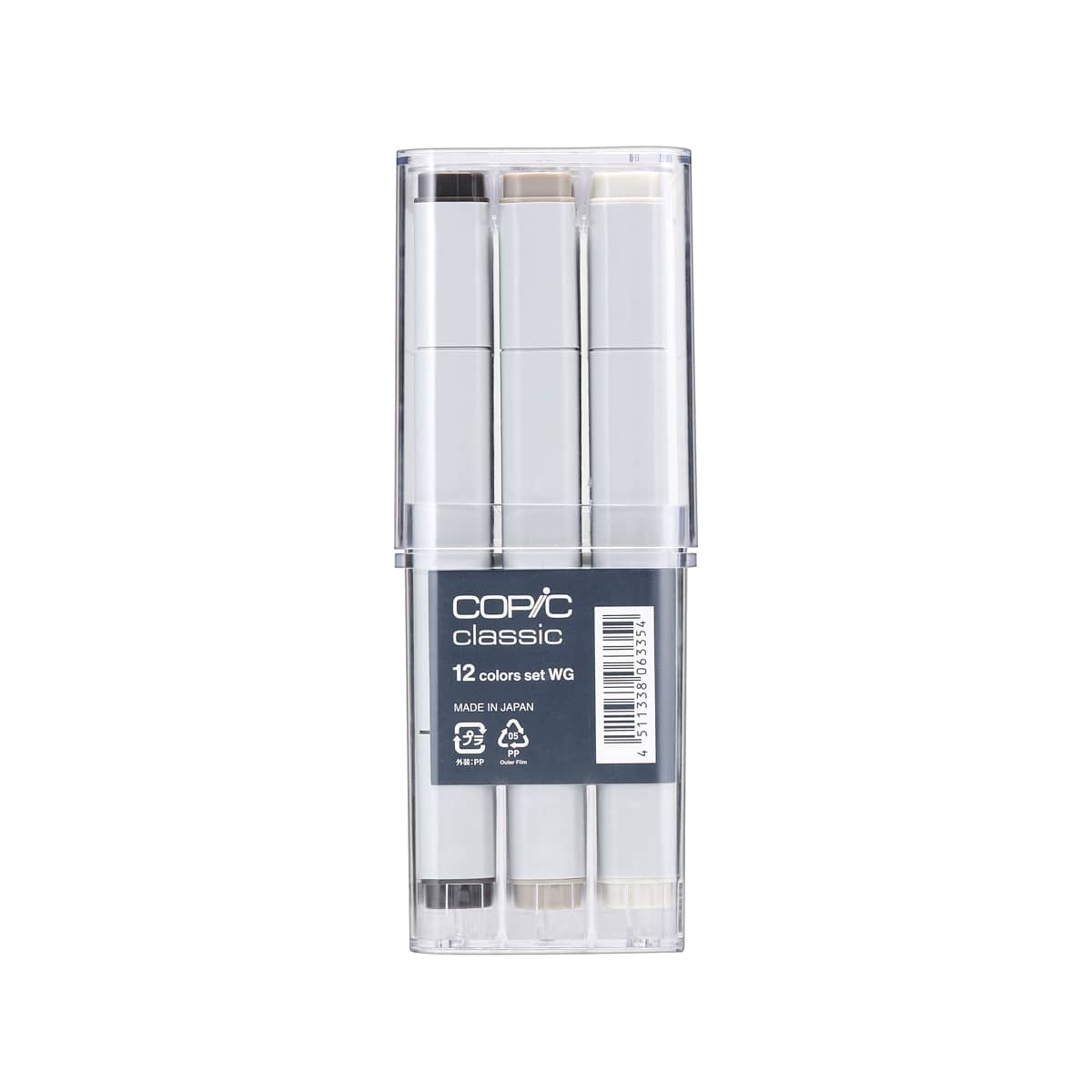 Copic Classic Marker - Set of 12, Warm Gray