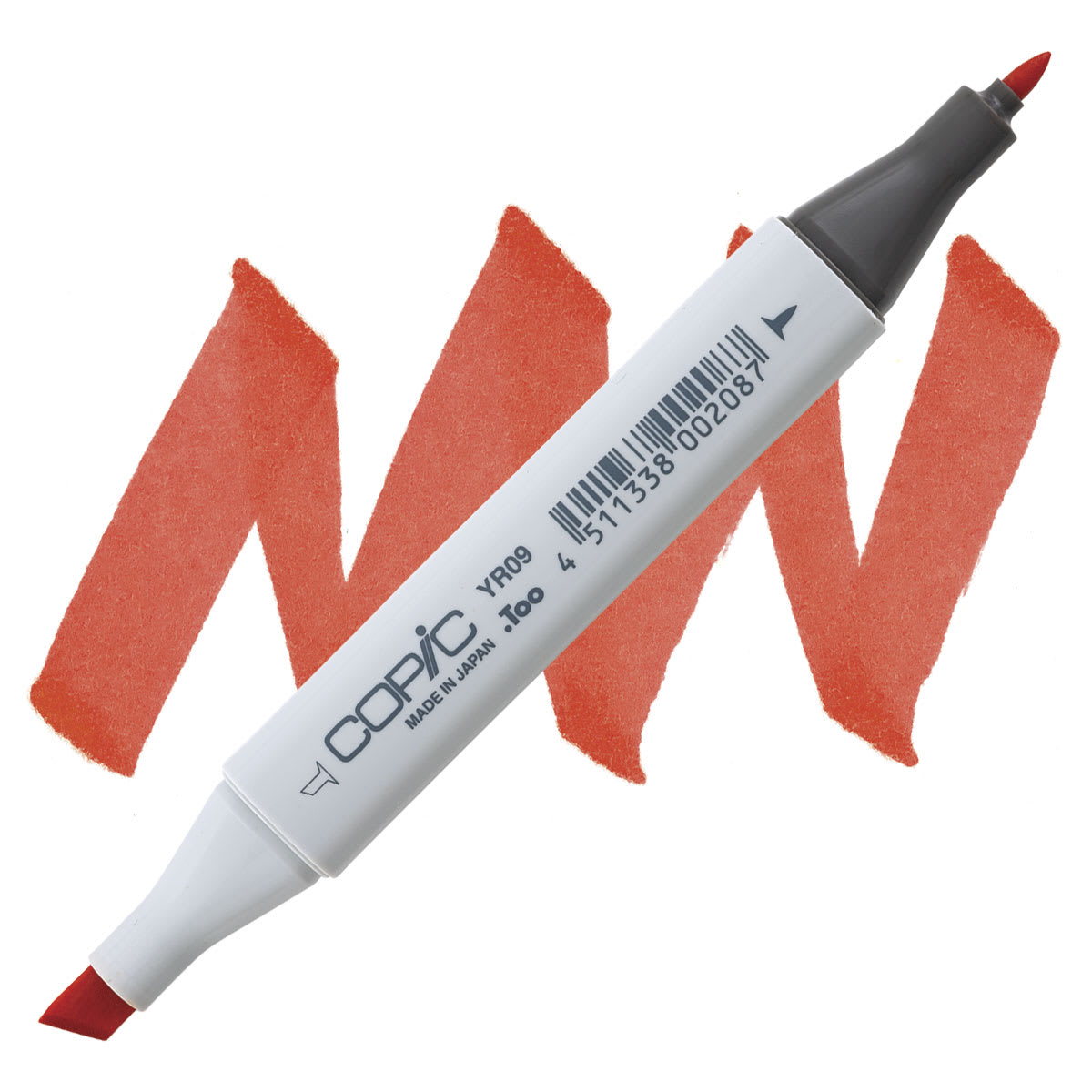 Copic Classic Marker - Chinese Orange YR09 marker and swatch