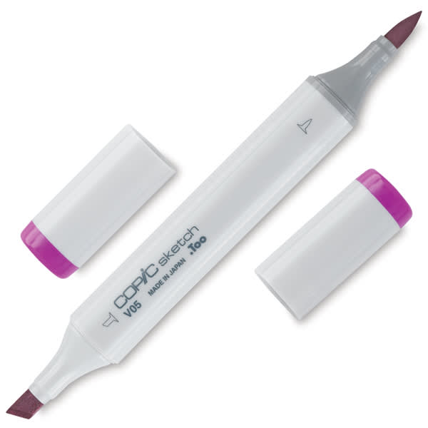 Copic Sketch Markers, Double Ended, Single Marker, Uncapped, Azalea Pink. -- Copic Sketch Markers, Double Ended, Single Marker, Uncapped, Azalea Pink. --