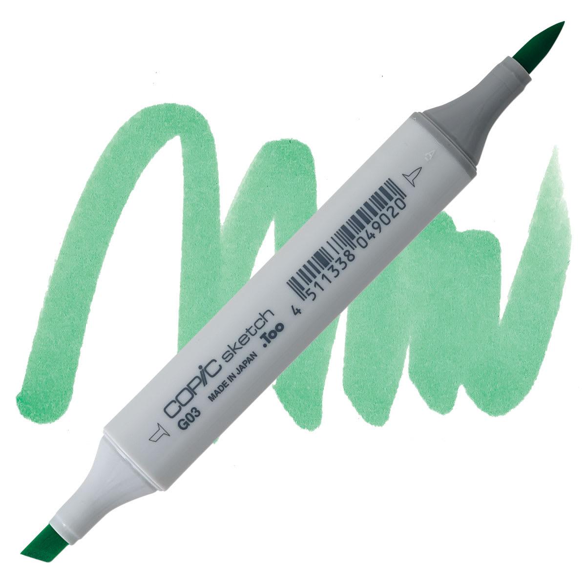 Copic Sketch Marker - Meadow Green G03 marker and swatch