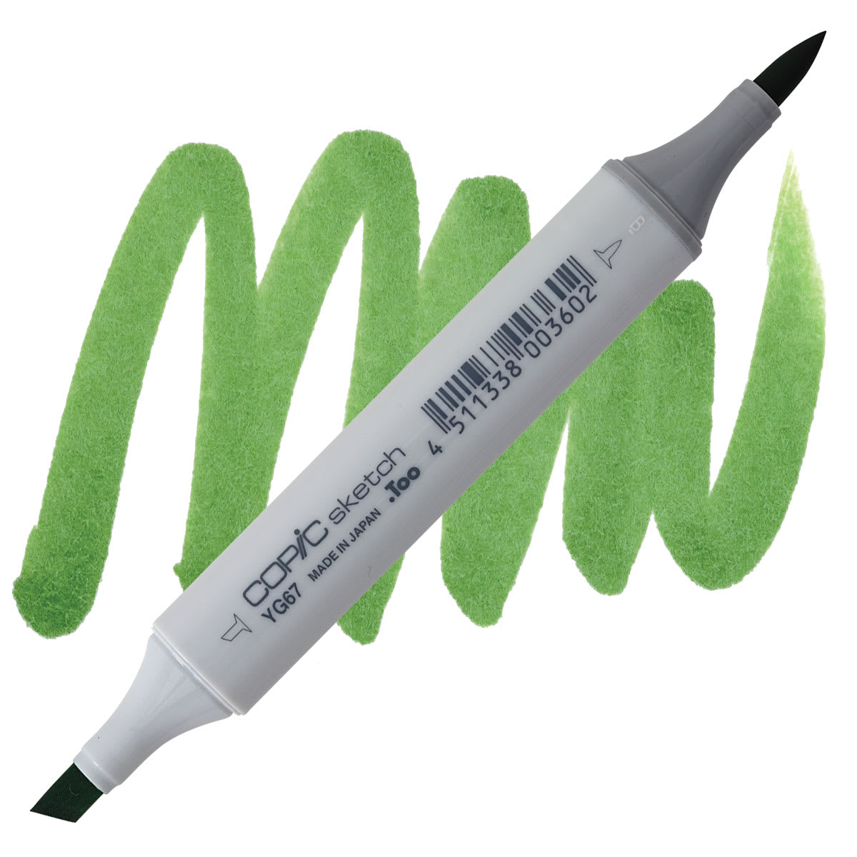 Copic Sketch Marker - Moss YG67 marker and swatch