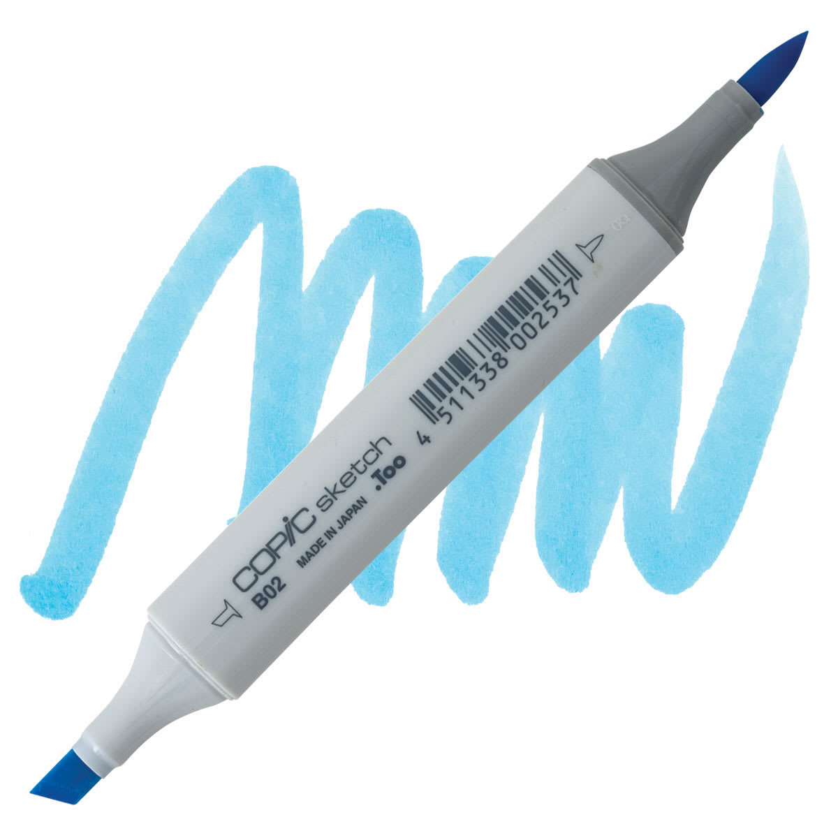 Copic Sketch Marker - Robin Egg Blue B02 marker and swatch