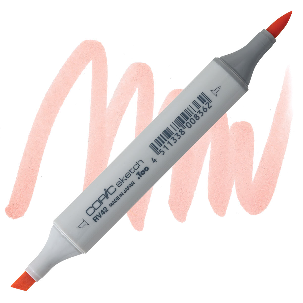 Copic Sketch Marker - Salmon Pink RV42 marker and swatch