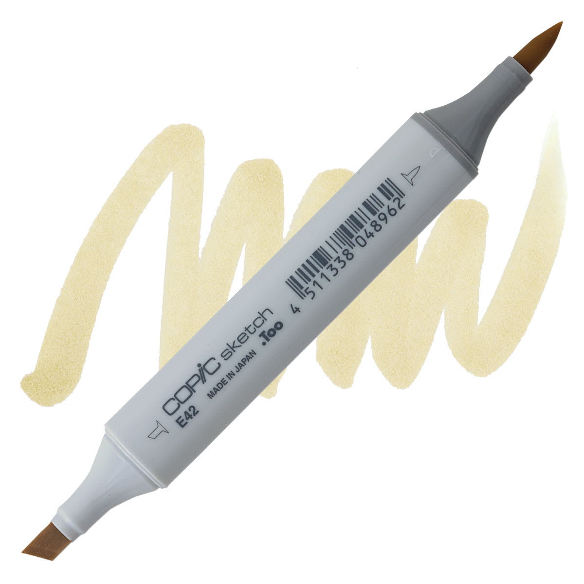 Copic Sketch Marker - Sand White E42 marker and swatch