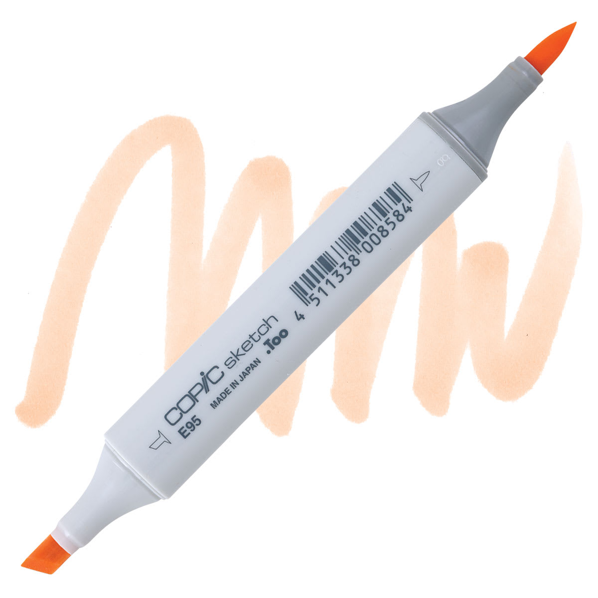 Copic Sketch Marker - Tea Orange E95 marker and swatch