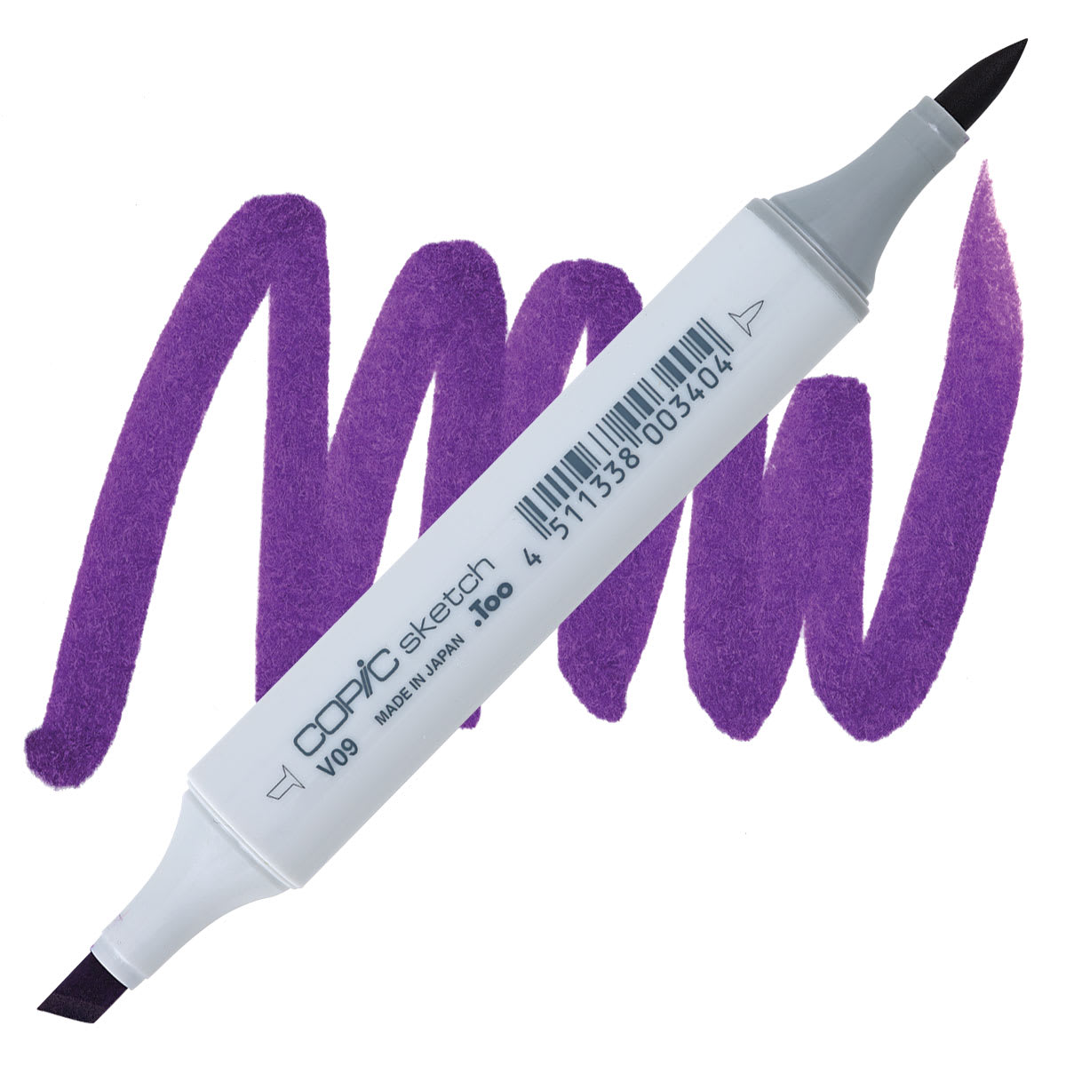 Copic Sketch Marker - Violet V09 marker and swatch