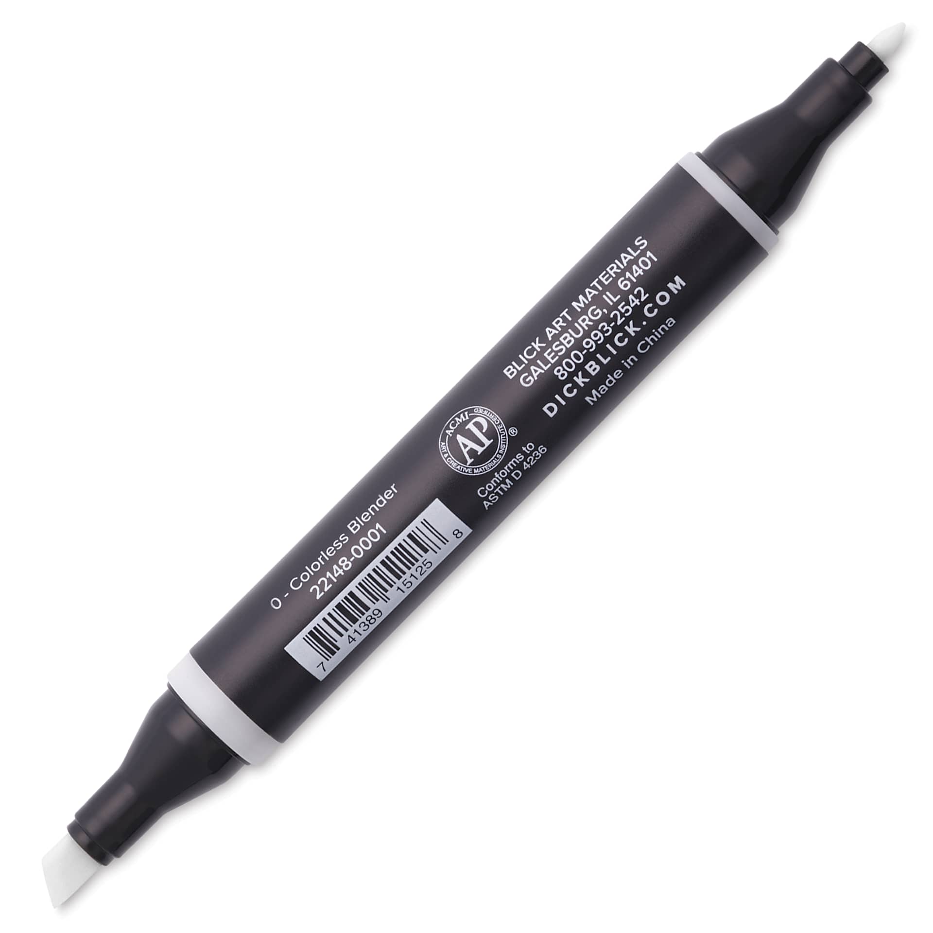Blick Studio Alcohol Art Marker - 0 Colorless Blender,  marker with caps off