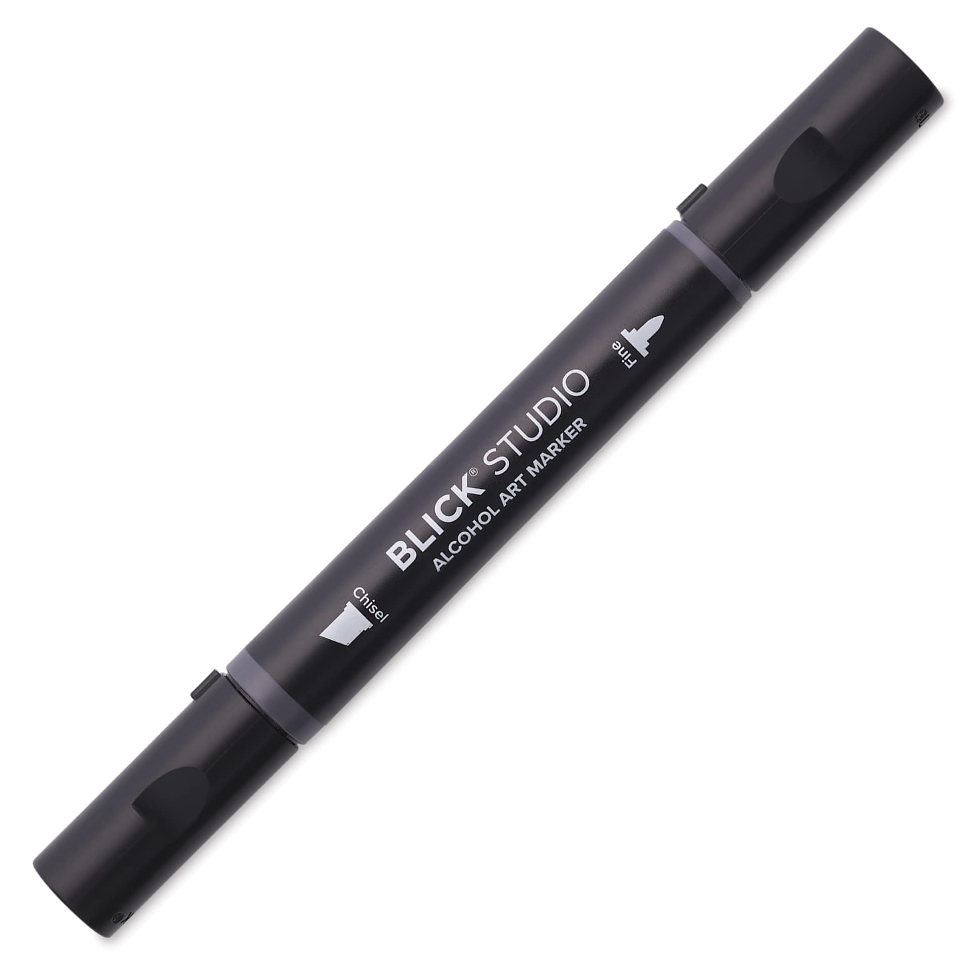 Blick Studio Alcohol Art Marker - 083 Basic Gray 6, marker with caps on