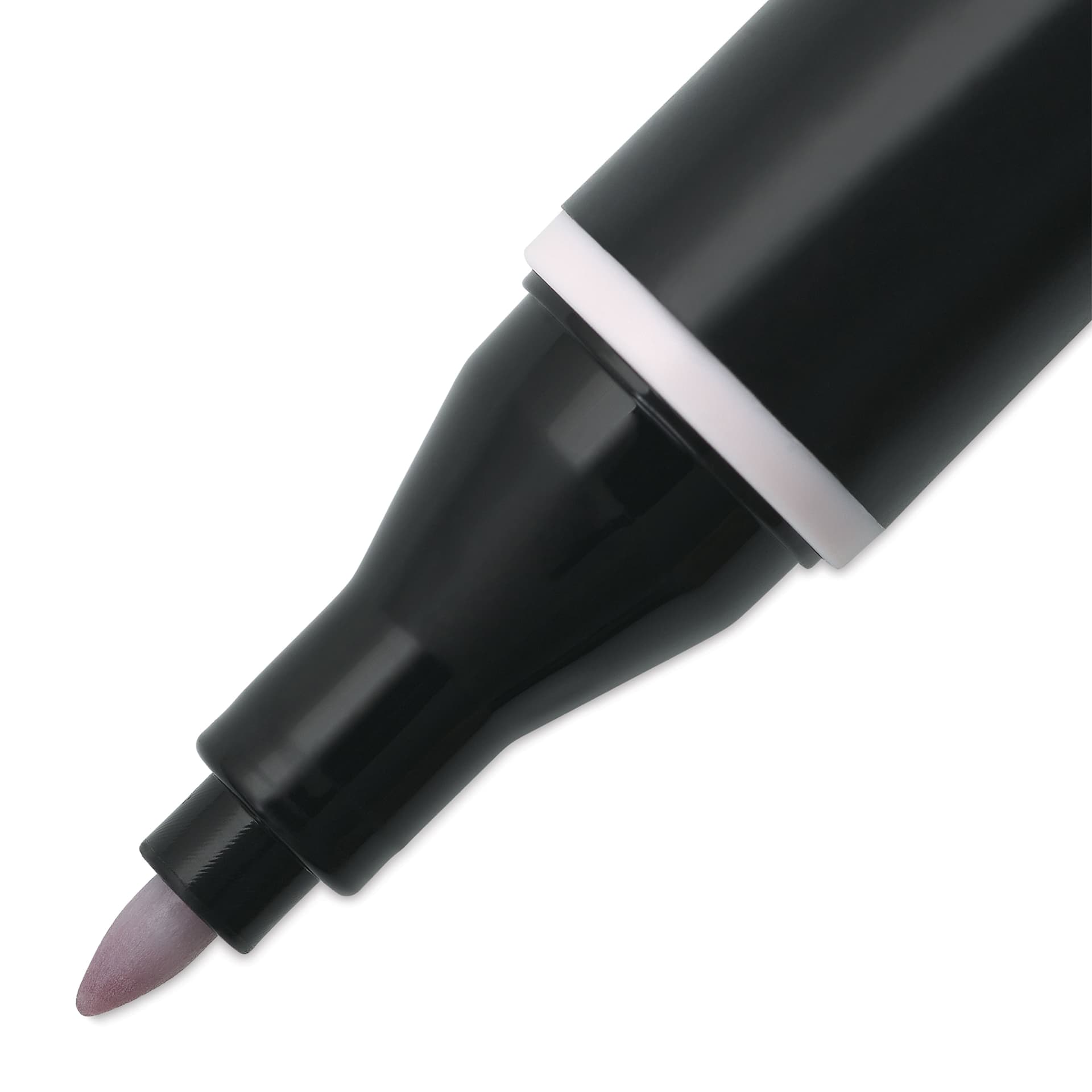 Blick Studio Alcohol Art Marker - 055 Warm Gray 30%, close-up of the fine tip