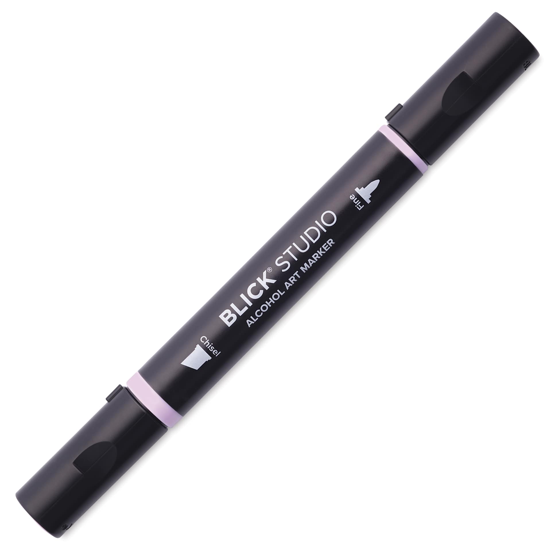 Blick Studio Alcohol Art Marker - 126 Lavender Pink, marker with caps on
