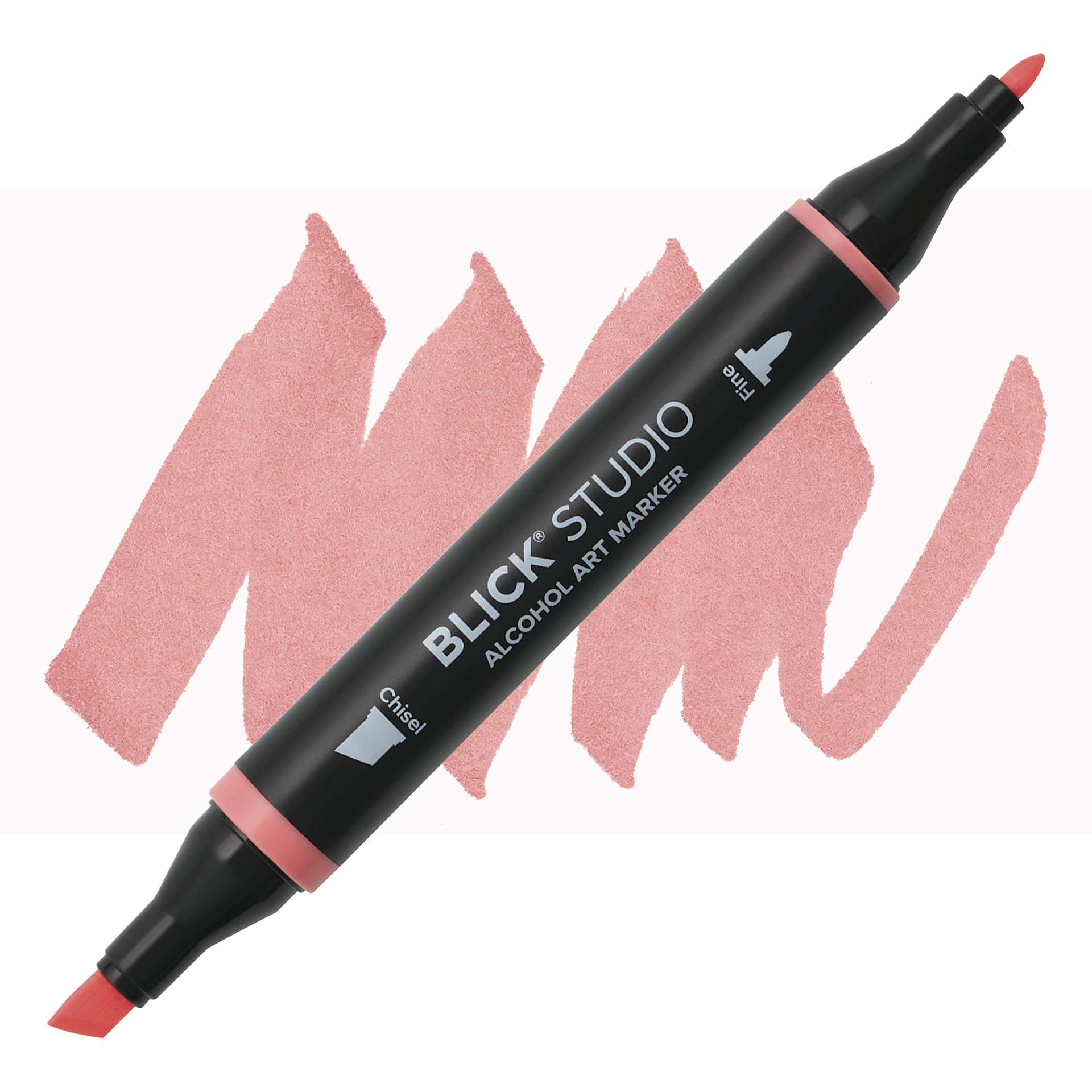 Blick Studio Alcohol Art Marker - 146 Flamingo, swatch and marker