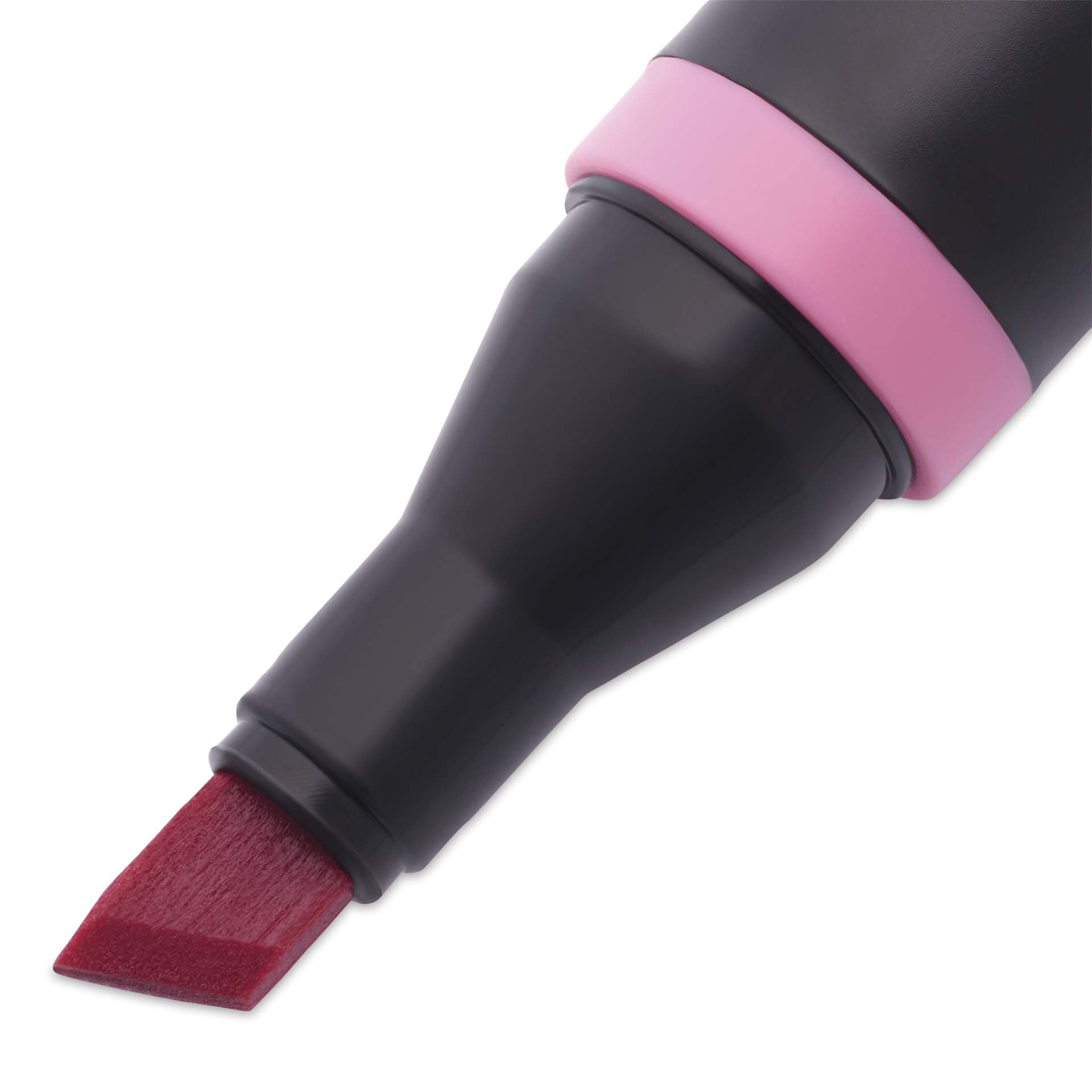 Blick Studio Alcohol Art Marker - 162 Dusty Rose, close-up of the chisel tip