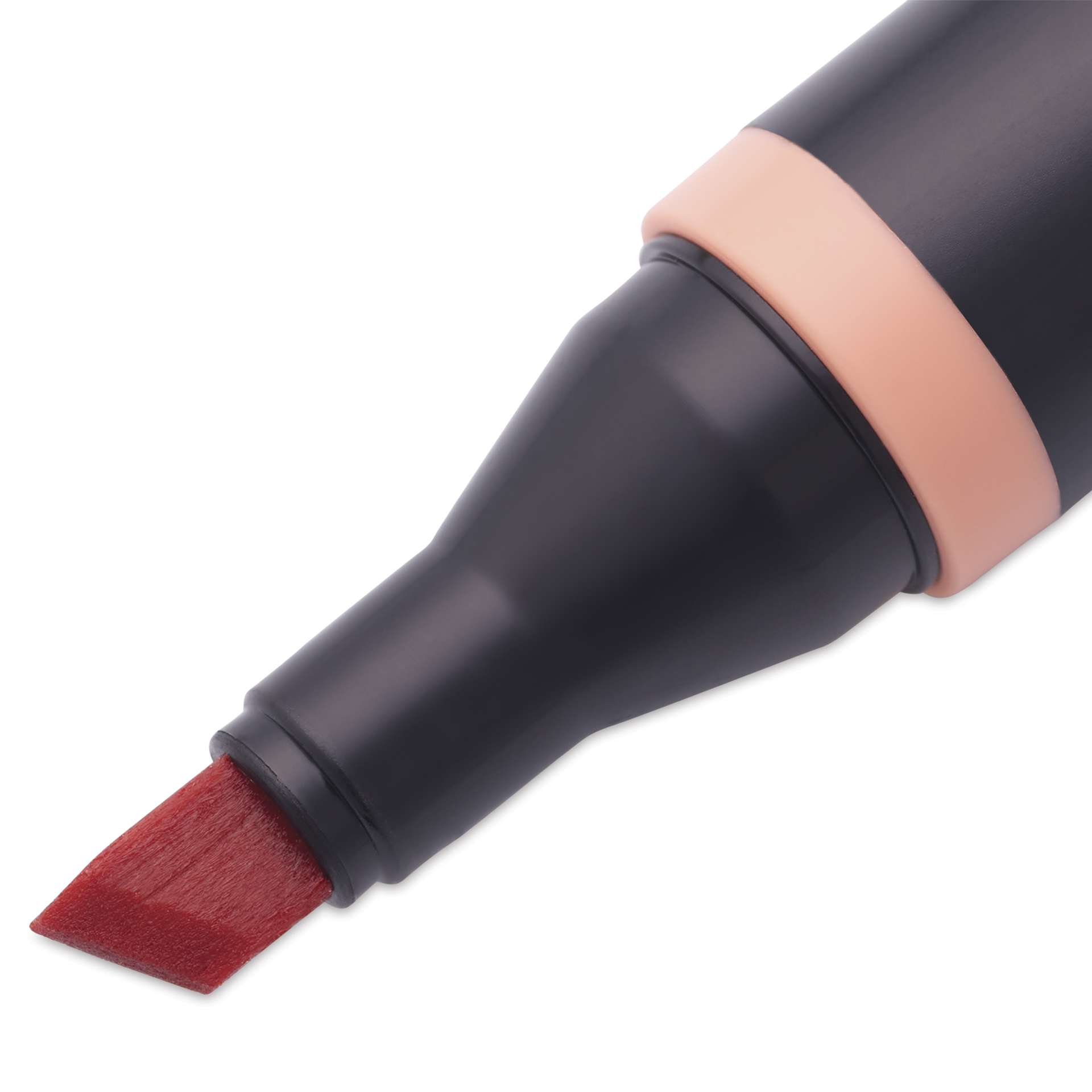 Blick Studio Alcohol Art Marker - 075 Terra Cotta, close-up of chisel tip