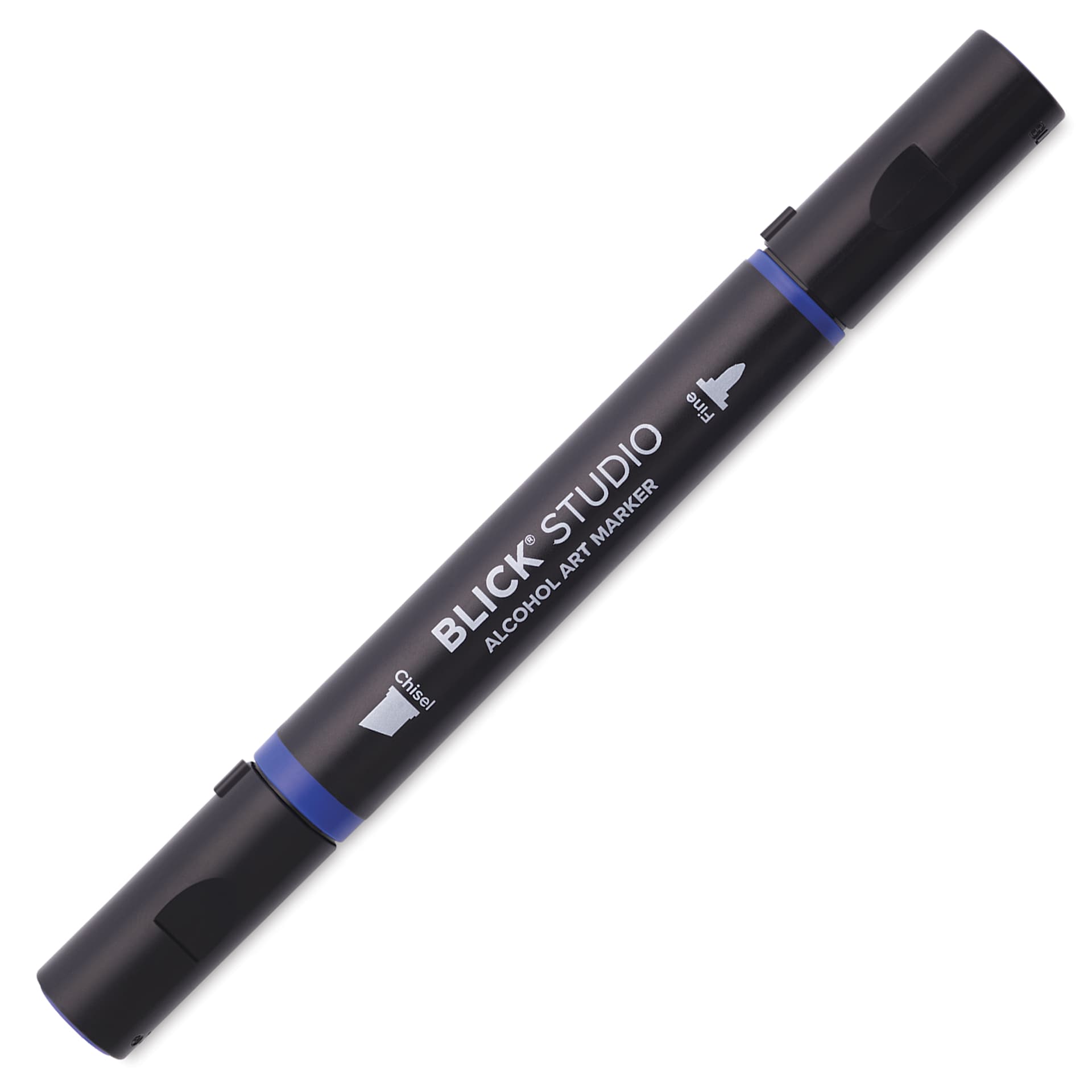 Blick Studio Alcohol Art Marker - 038 Ultramarine, marker with caps on