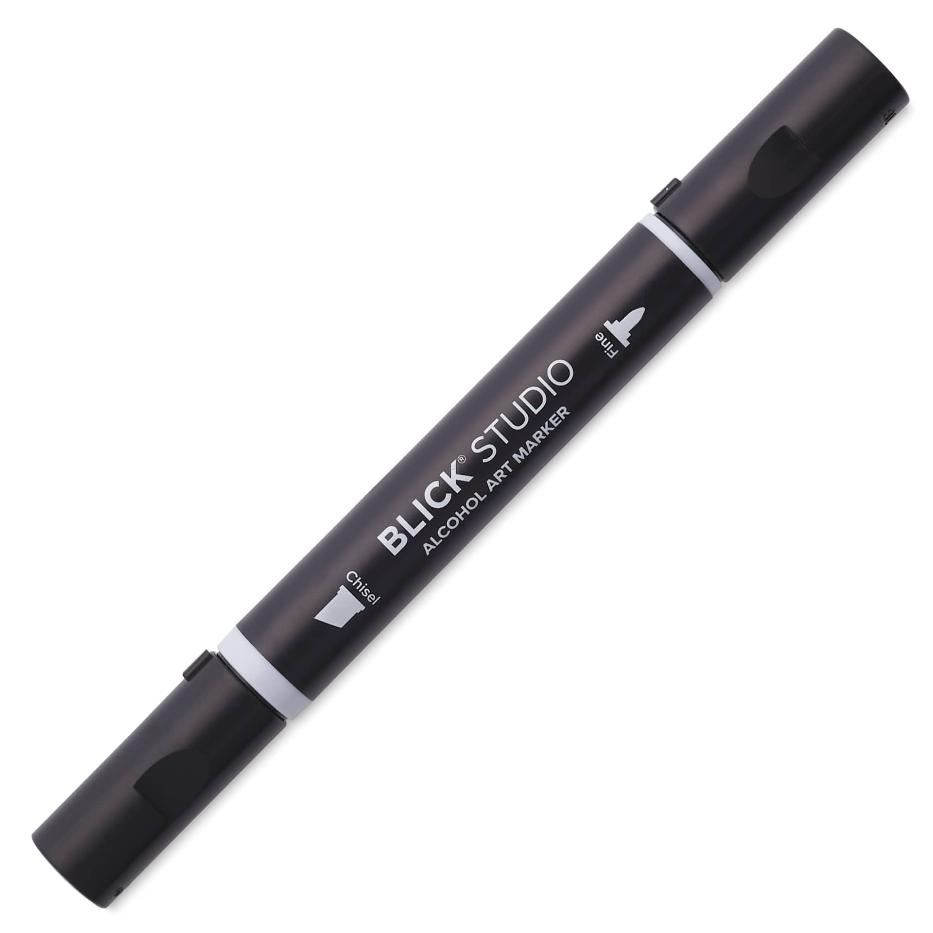 Blick Studio Alcohol Art Marker - 089 Steel Blue, marker with caps on