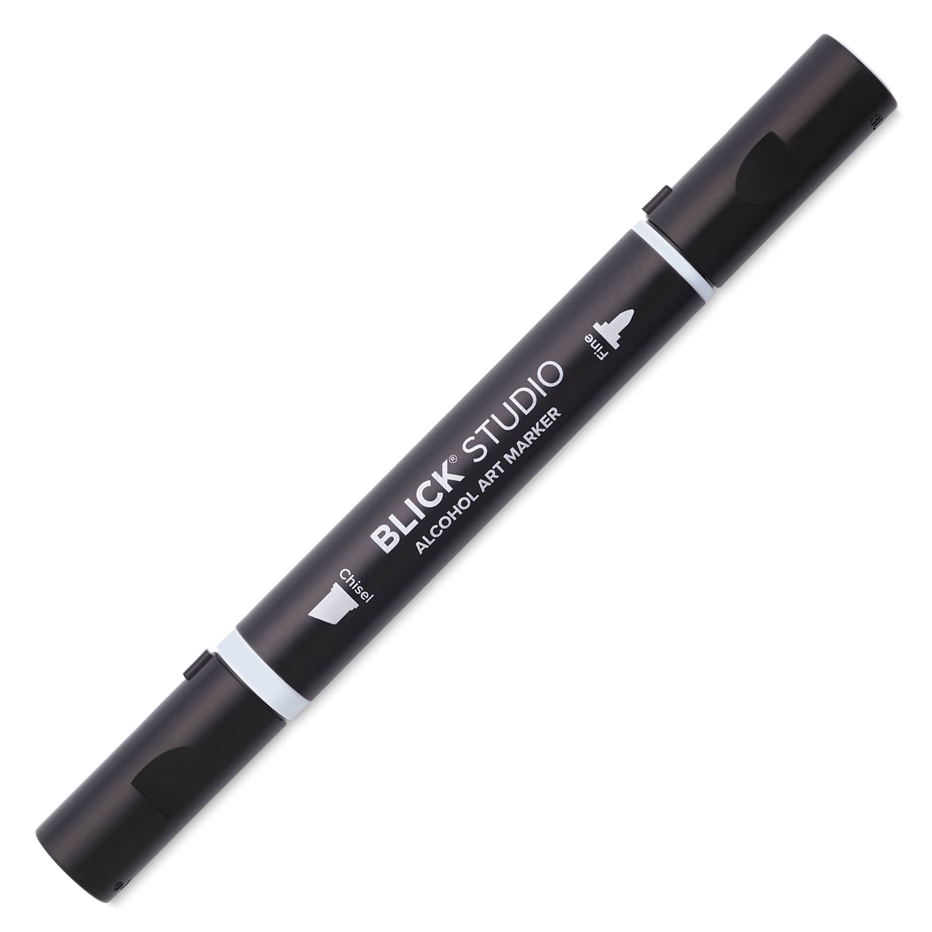 Blick Studio Alcohol Art Marker - 008 Light Cerulean Blue, marker with caps on