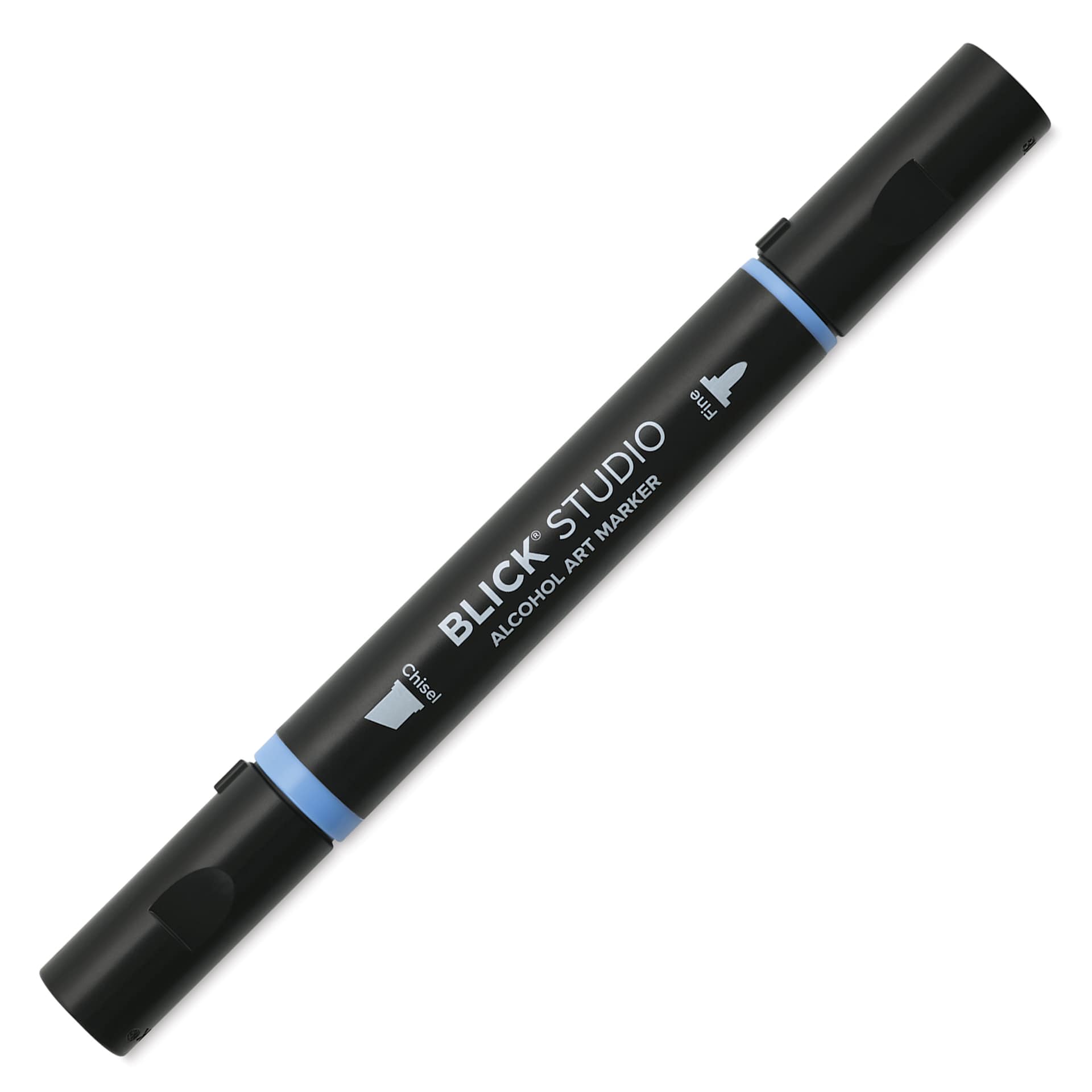 Blick Studio Alcohol Art Marker - 544 Washed Denim, marker with caps on