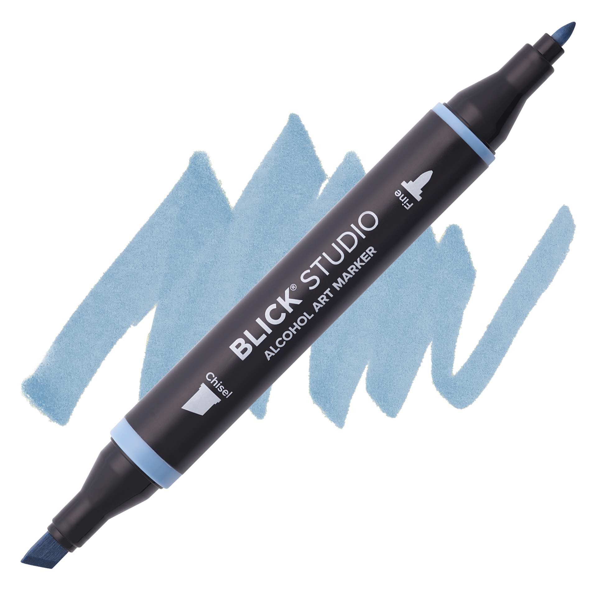 Blick Studio Alcohol Art Marker - 566 Lake Placid, swatch and marker