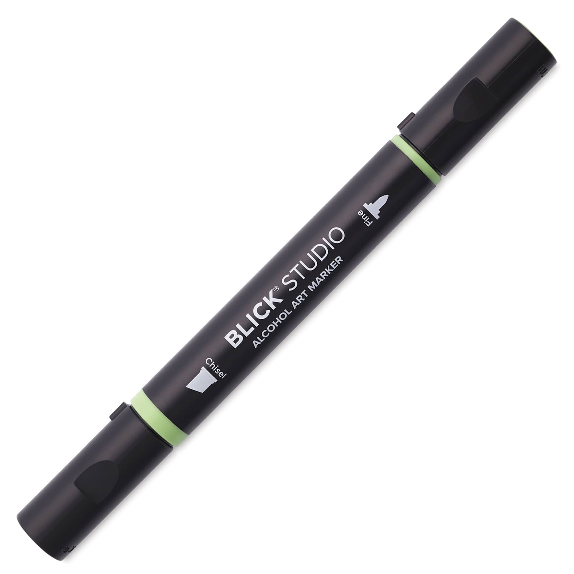 Blick Studio Alcohol Art Marker - 044 Apple Green, marker with caps on