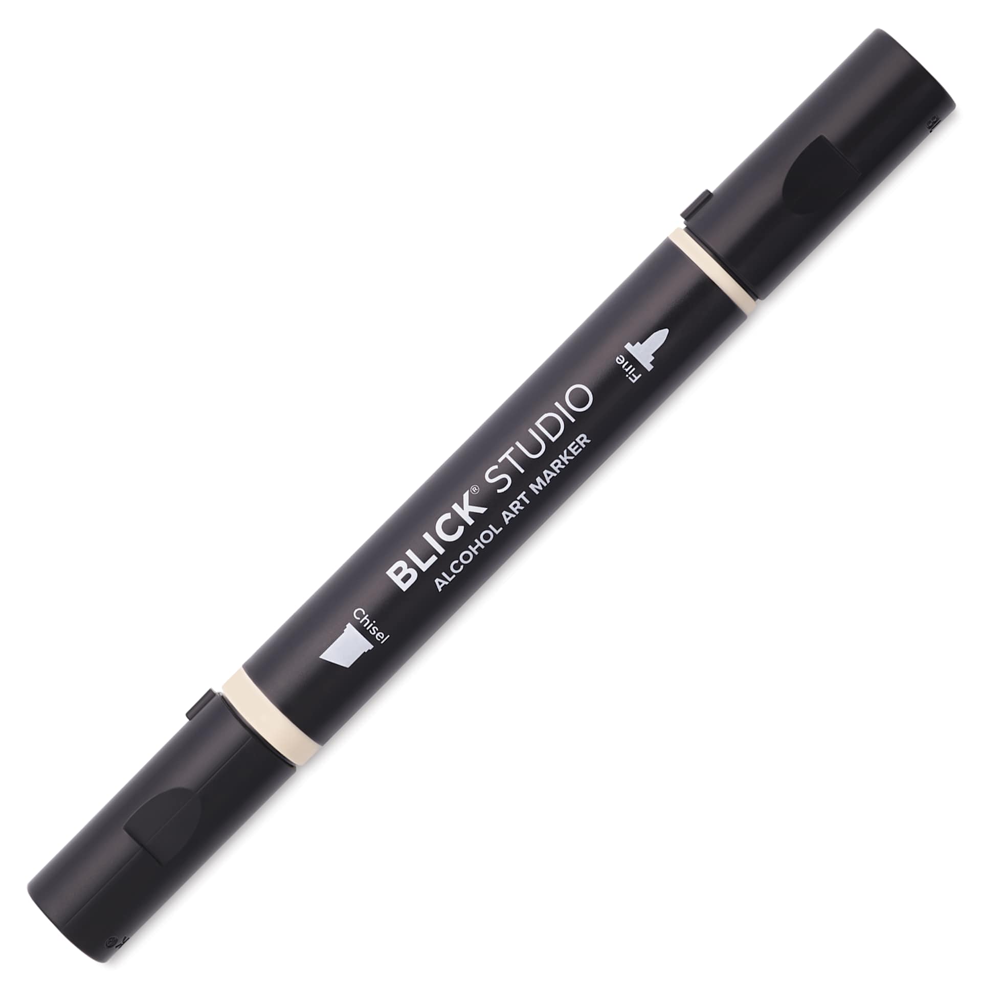 Blick Studio Alcohol Art Marker - 001 Camel, marker with caps on