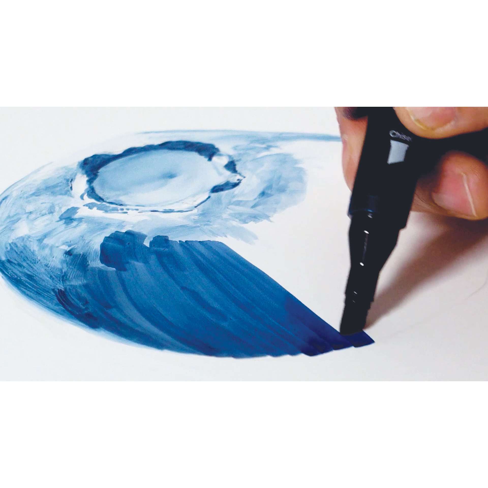 Blick Studio Double-Ended Alcohol Art Markers, blueberry drawing