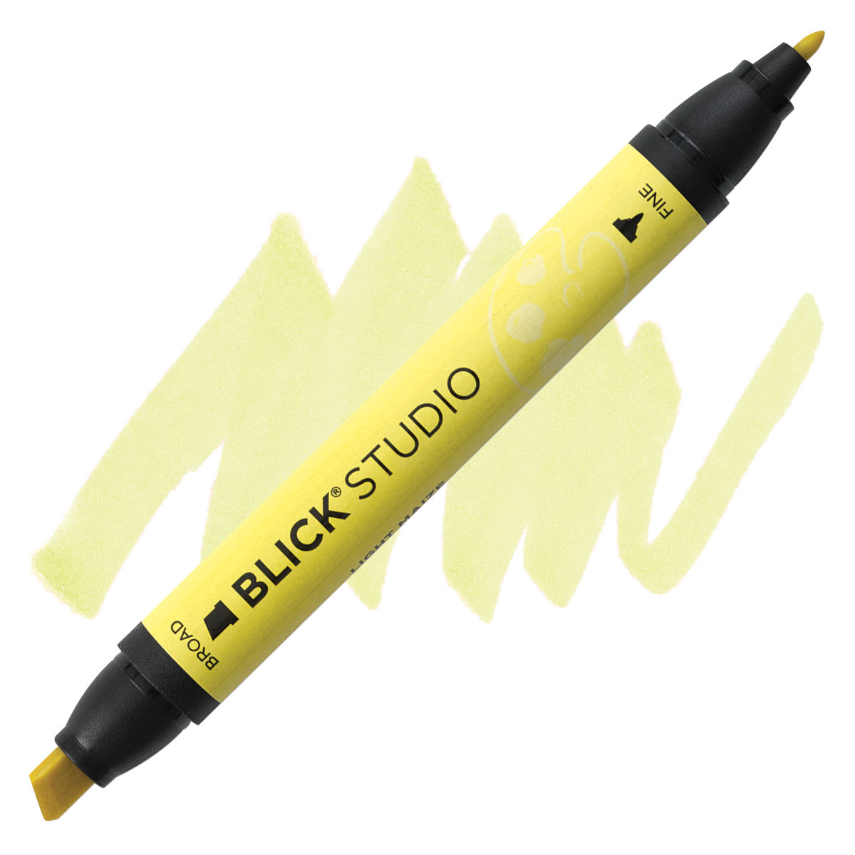 Blick Studio Marker - Light Maize marker and swatch