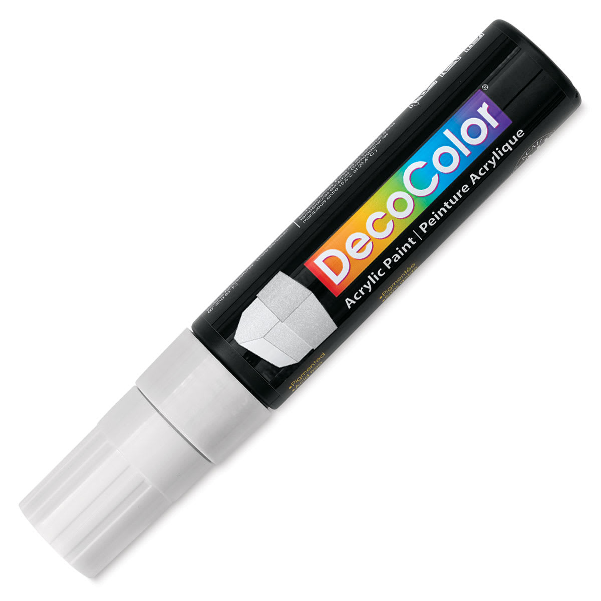 Decocolor Acrylic Paint Marker - White, Wedge Decocolor Acrylic Paint Marker - White, Wedge