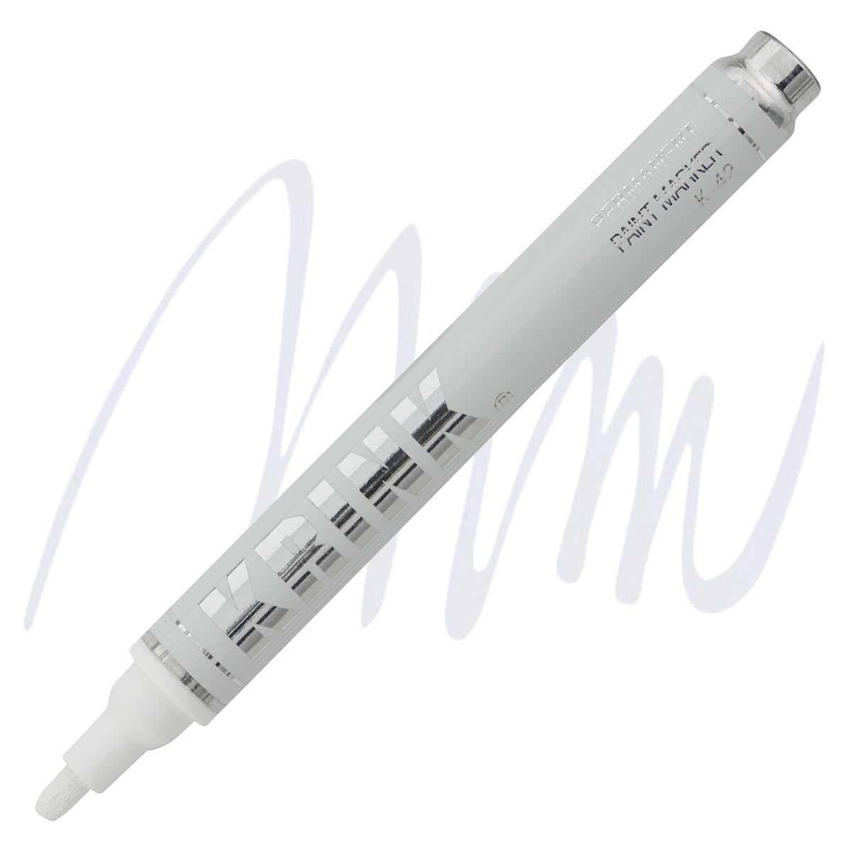 KRINK K-42 Paint Marker - White marker and swatch