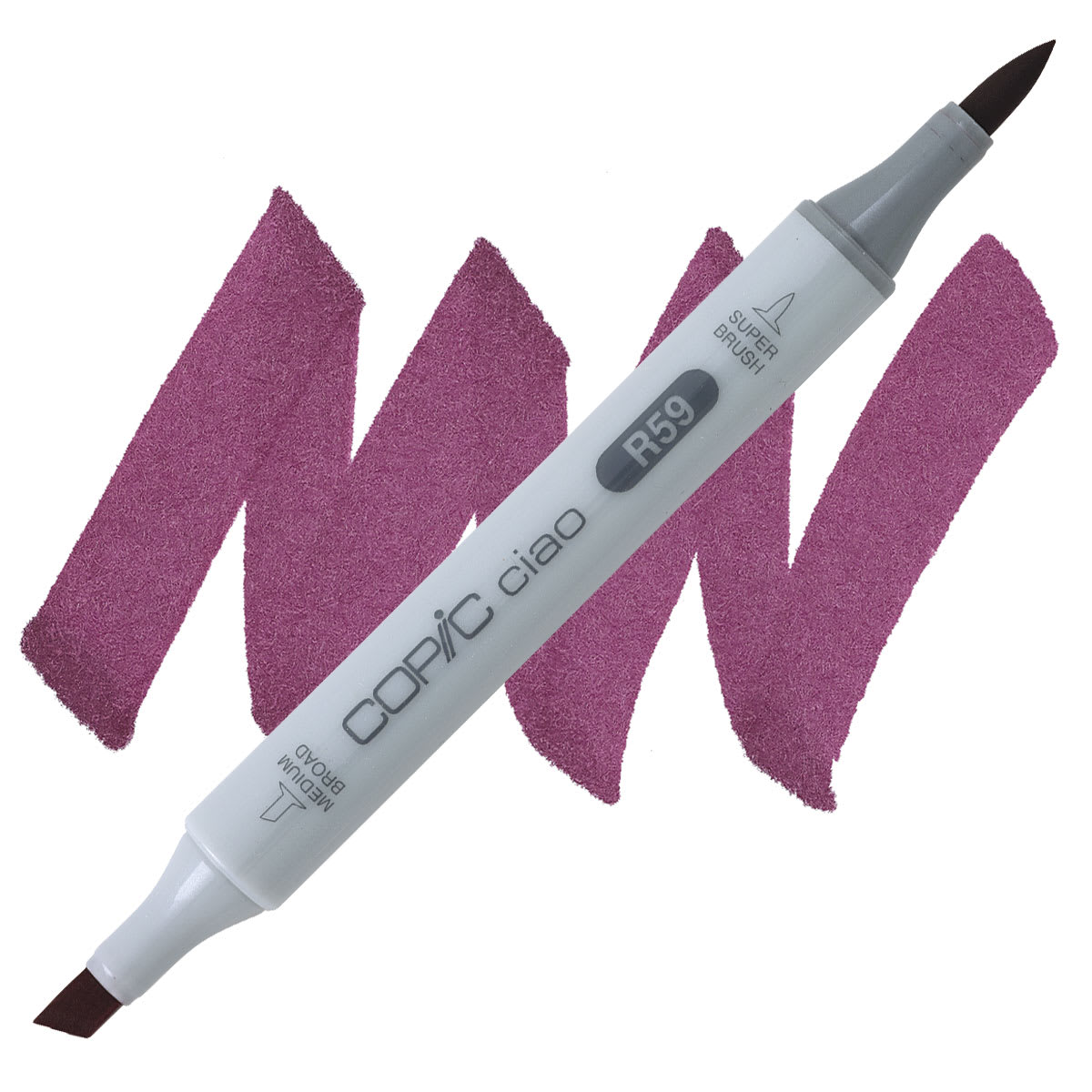 Copic Ciao Double Ended Marker - Cardinal R59 marker and swatch