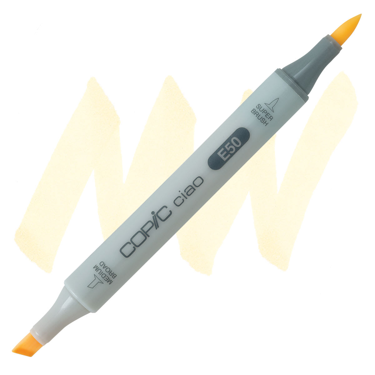 Copic Ciao Double Ended Marker - Egg Shell E50 marker and swatch