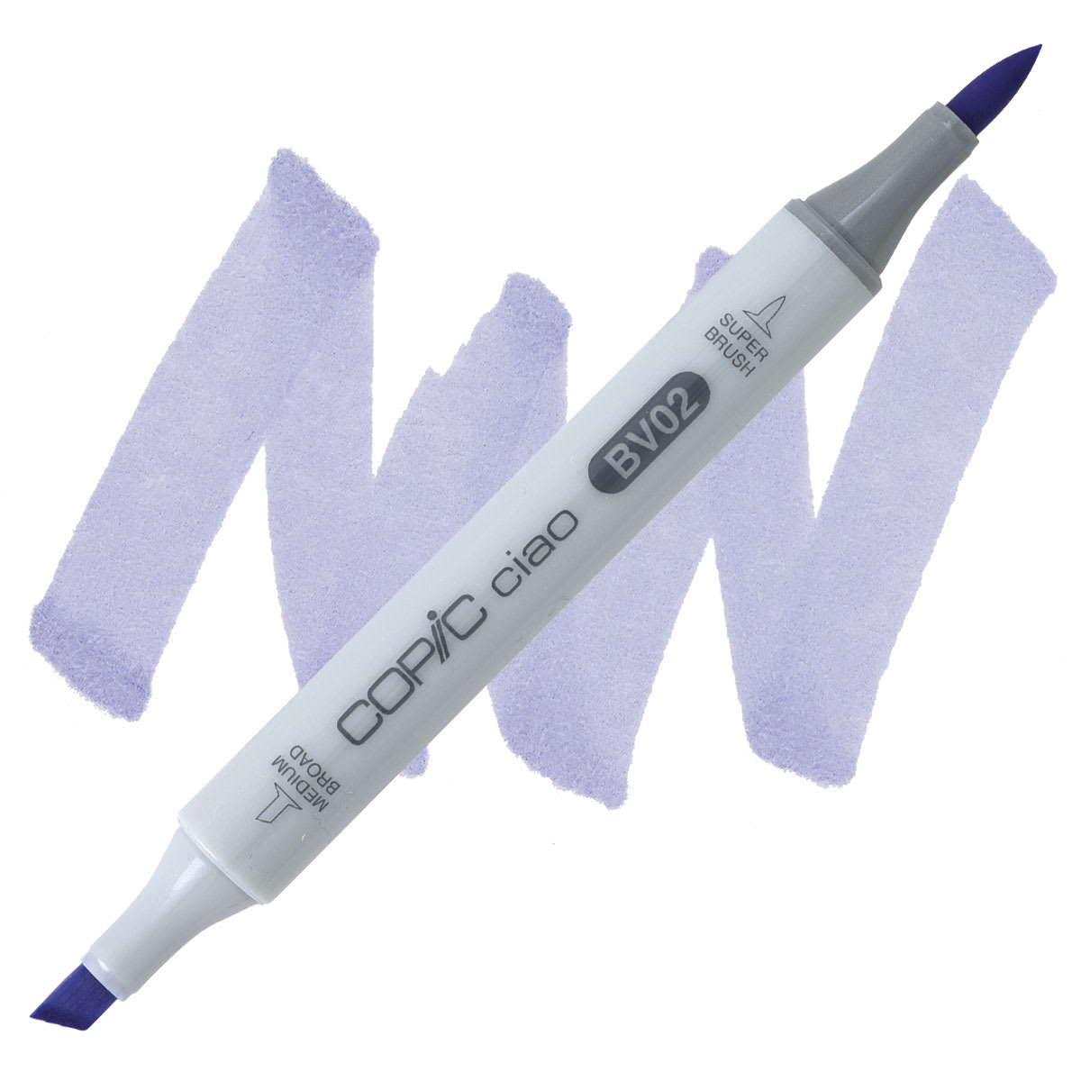 Copic Ciao Double Ended Marker - Prune BV02 marker and swatch