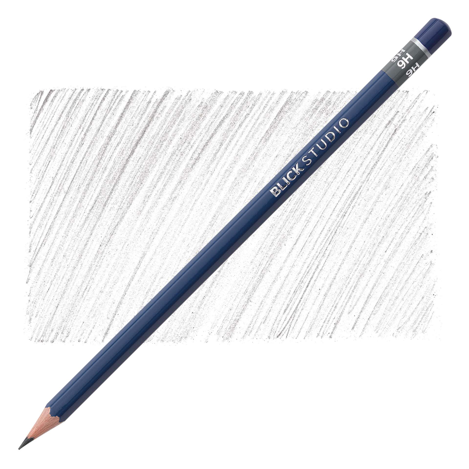 Blick Studio Drawing Pencil - 9H pencil and swatch