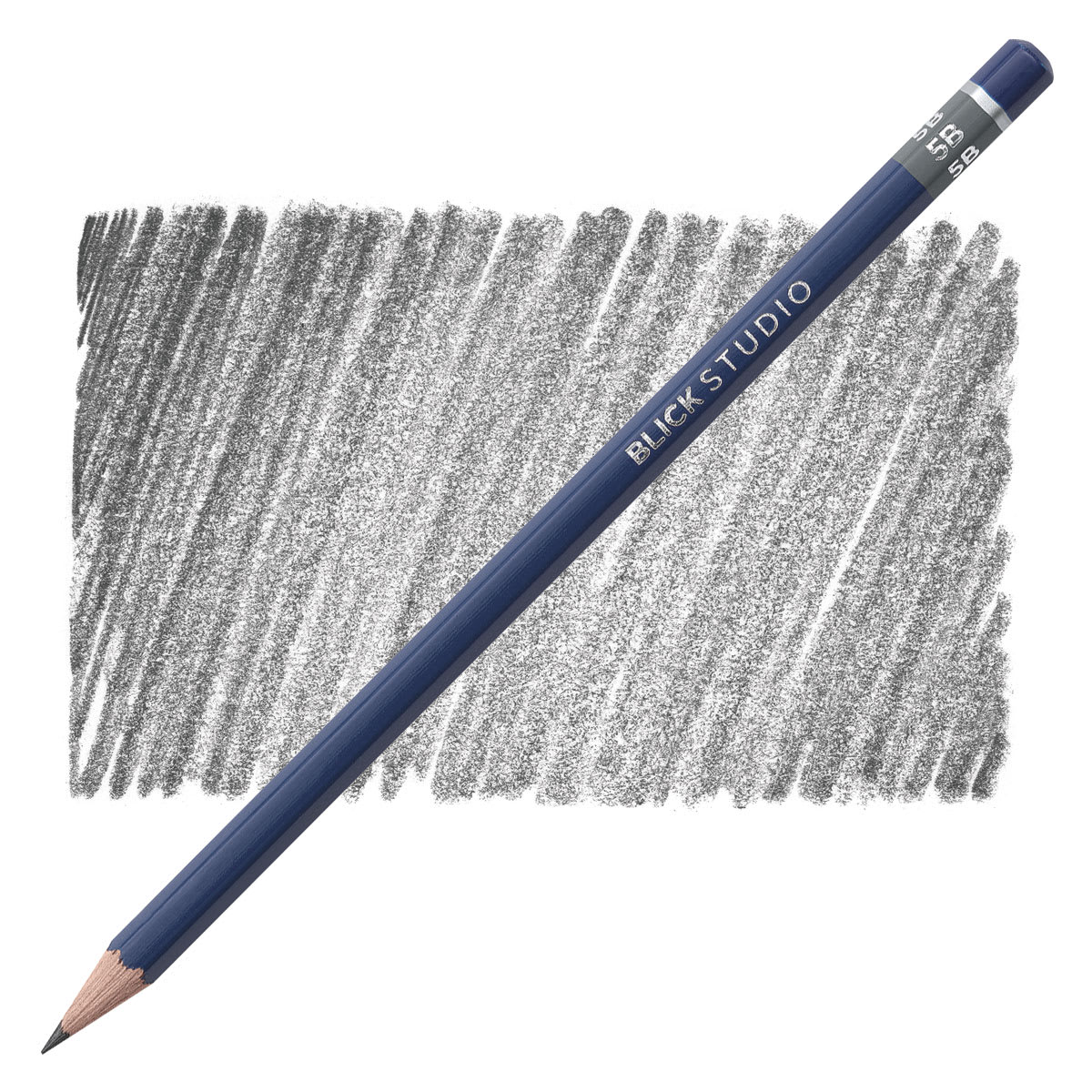 Blick Studio Drawing Pencil - 5B pencil and swatch