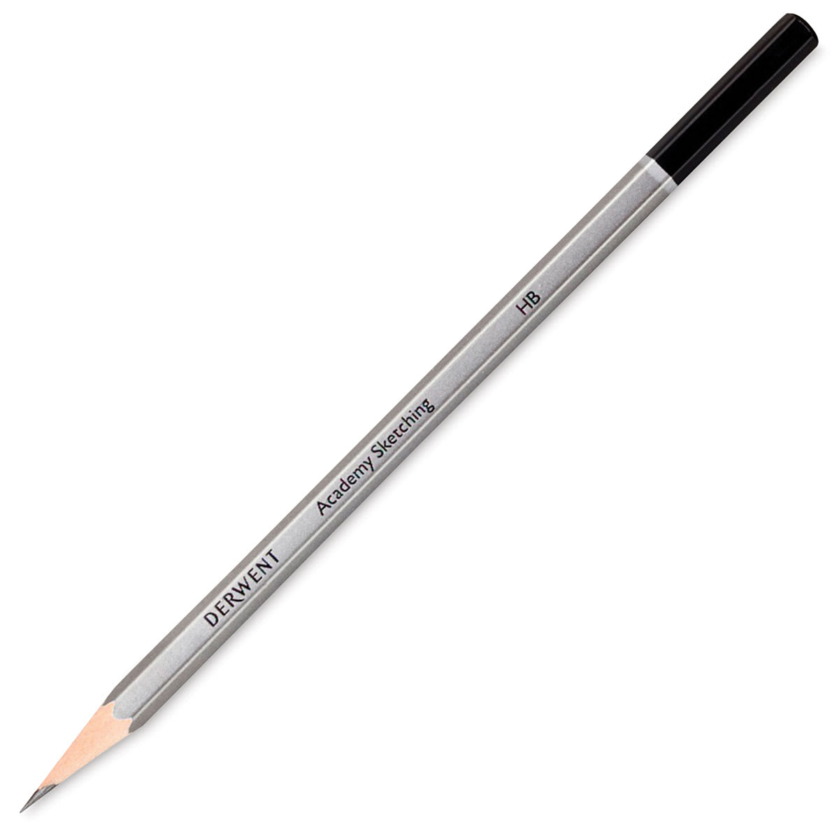 Derwent Academy Sketching Pencil - Single pencil shown at angle
