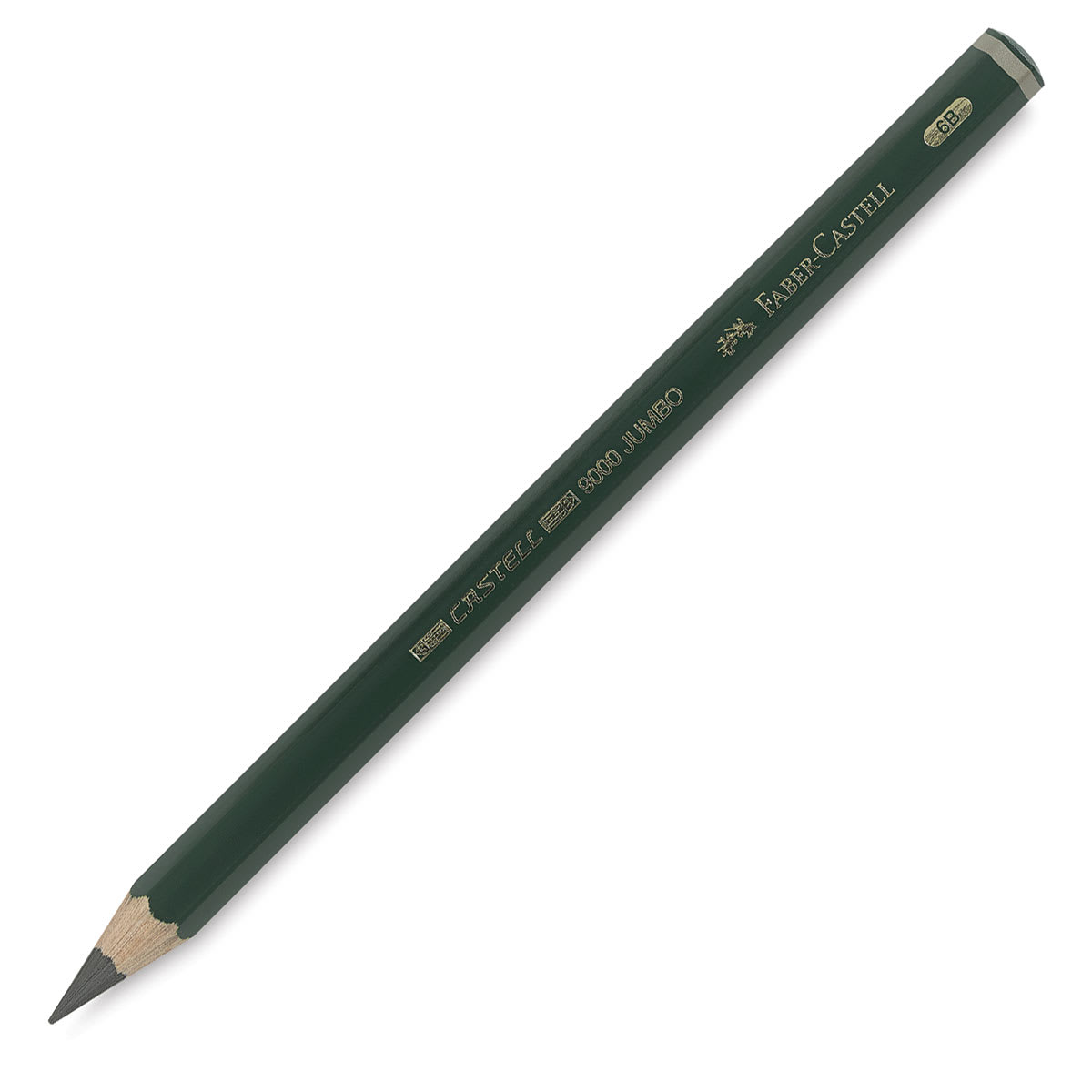 Faber Castell 9000 Jumbo Pencils - Single Jumbo pencil shown at angle
Faber Castell 9000 Jumbo Pencils - Single Jumbo pencil shown at angle