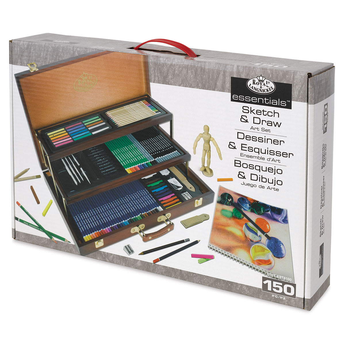 Royal & Langnickel Deluxe Drawing Set (front of package) Royal & Langnickel Deluxe Drawing Set (front of package)