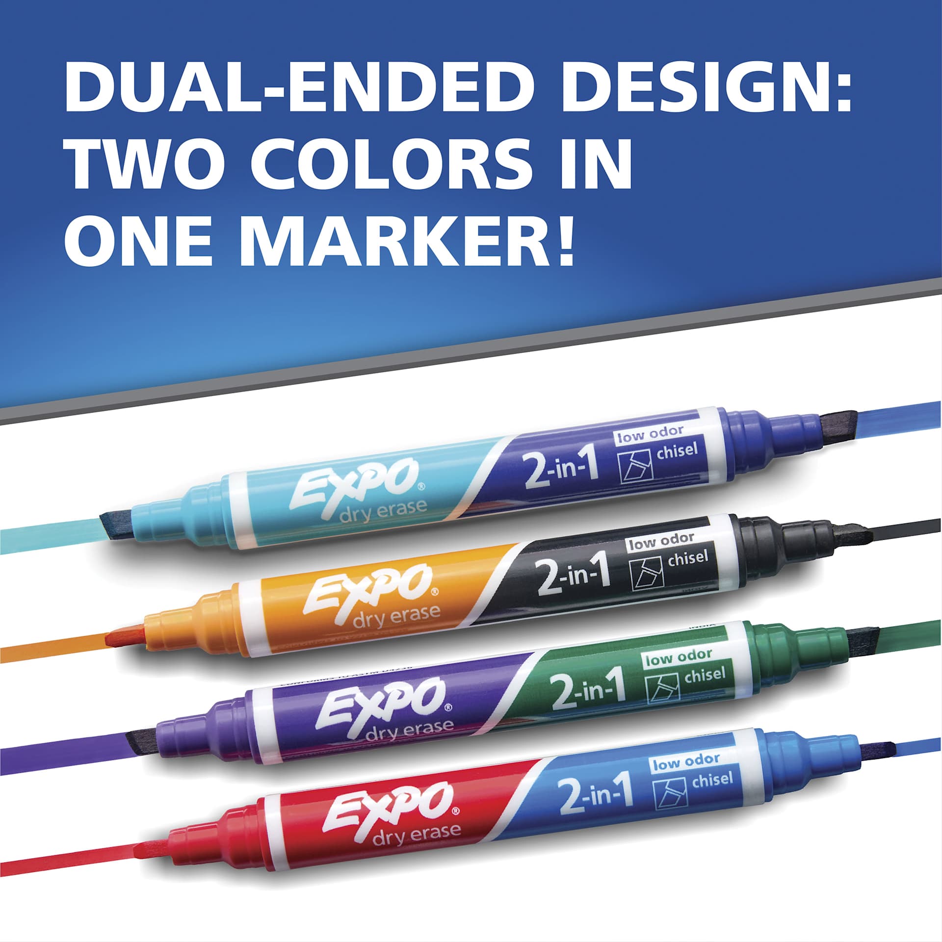 Dual-Ended Design: Two Colors In One Markers!